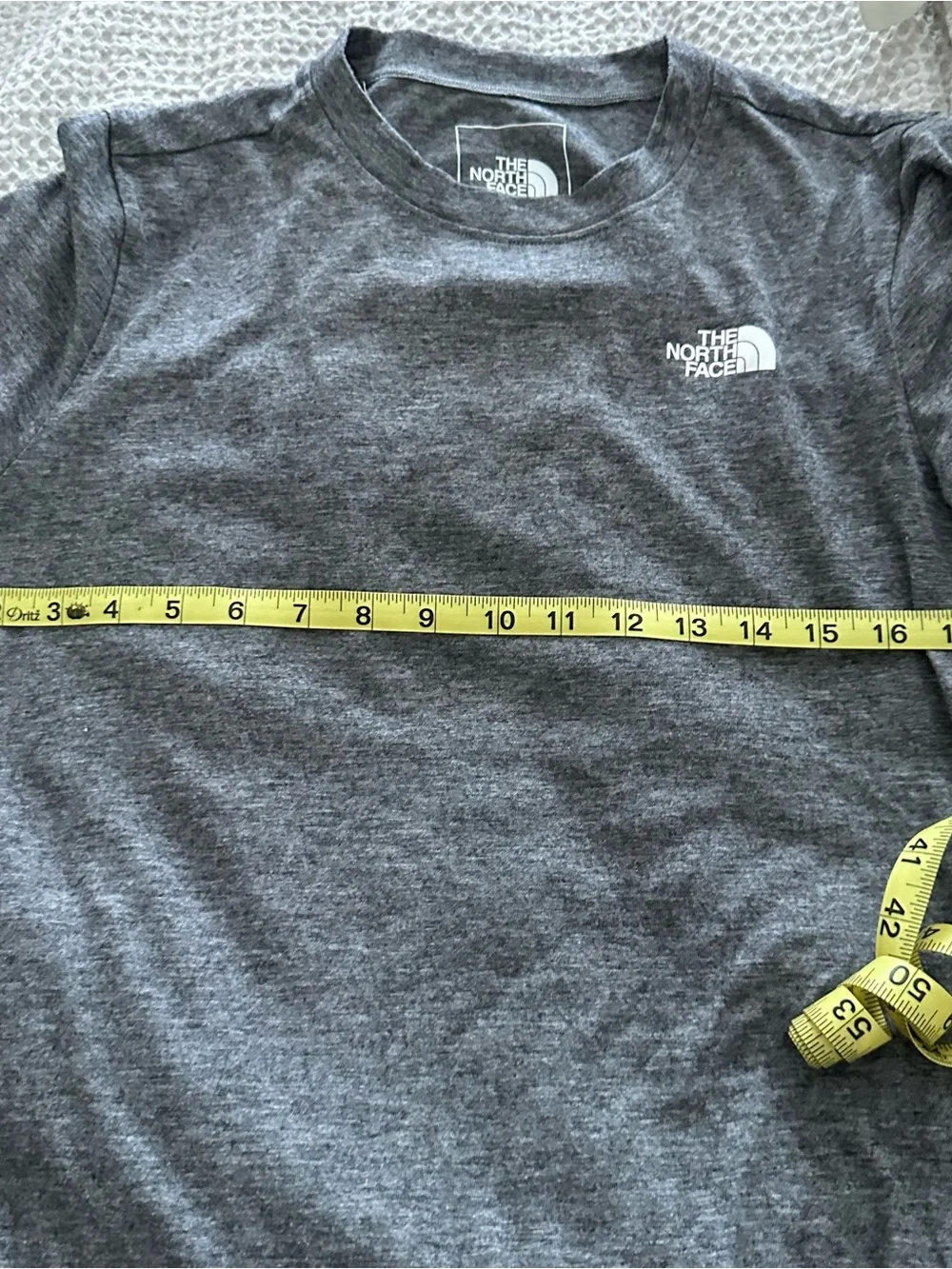 The North Face Gray Heather Short Sleeve Athletic Tee - Picture 12 of 13